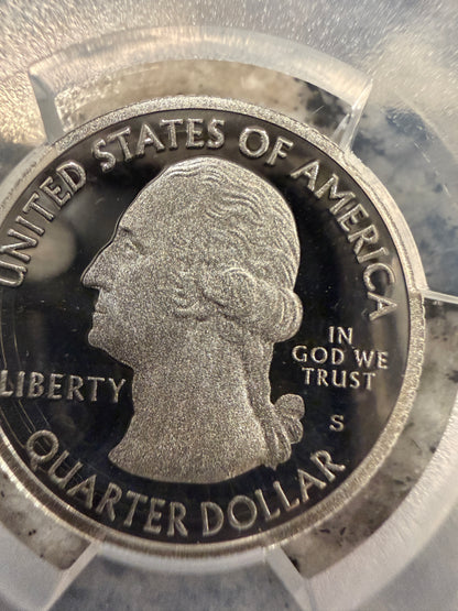 2012 S Acadia National Park Silver Quarter PCGS PR69DCAM Proof 25C Deep Cameo