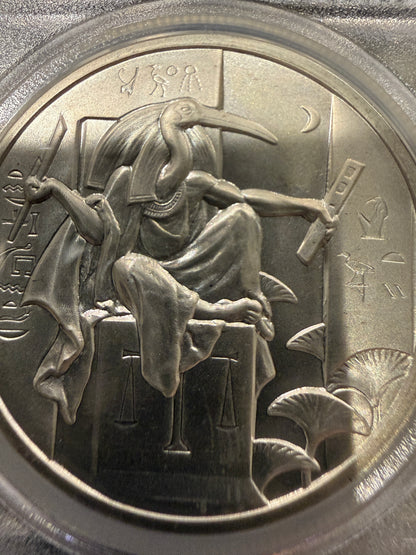 2022 Thoth Egyptian Gods 2 Oz Silver Round PCGS Ultra High Relief