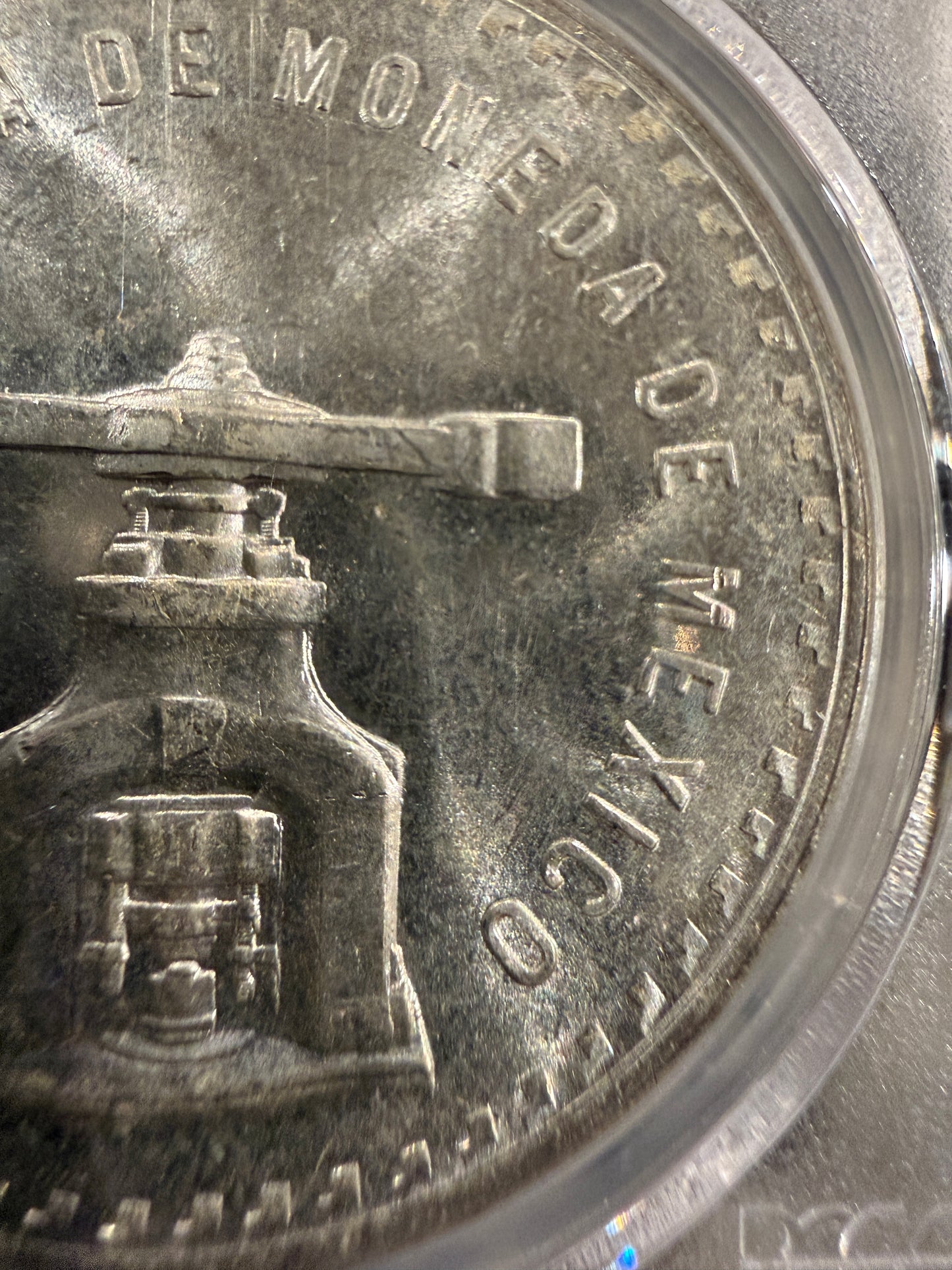 1979 Mo Mexico Onza Casa De Moneda PCGS Type 3 Silver Coin
