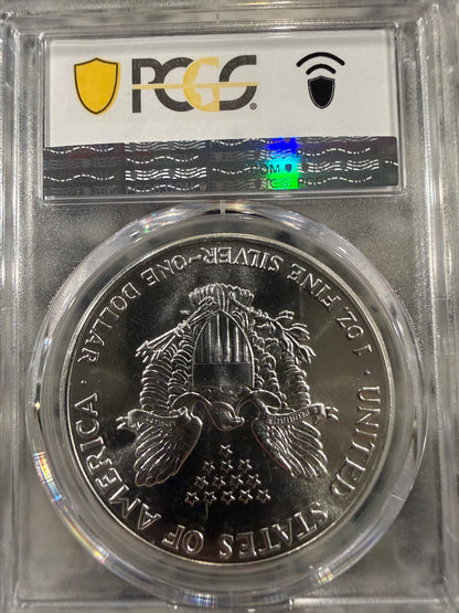 1989 PCGS American Silver Eagle $1 Bullion Coin 1 Oz .999 Fine Silver