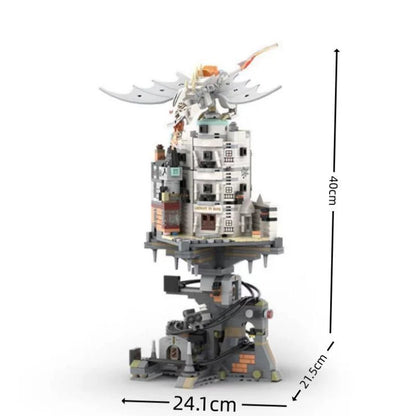 1056PCS JD026 Academy Magic Ghost Castle Building Block Set JIESTAR Mansion