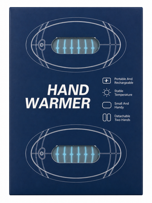 Rechargeable Hand Warmers 2 Pack Portable Electric Pocket Heater USB-C AOY-762