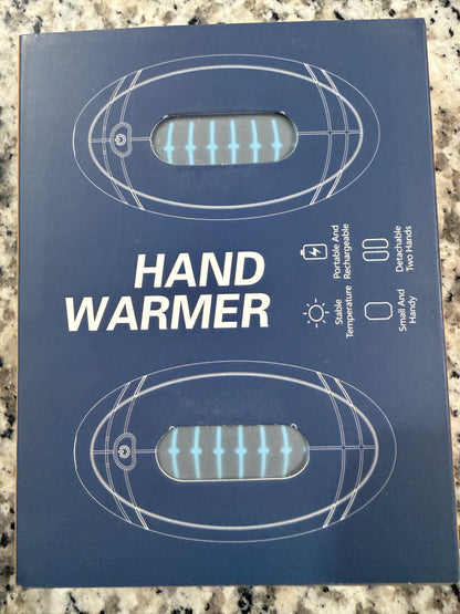 Rechargeable Hand Warmers 2 Pack Portable Electric Pocket Heater USB-C AOY-762