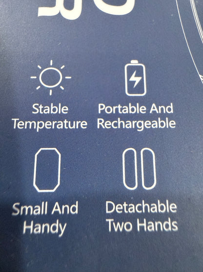 Rechargeable Hand Warmers 2 Pack Portable Electric Pocket Heater USB-C AOY-762
