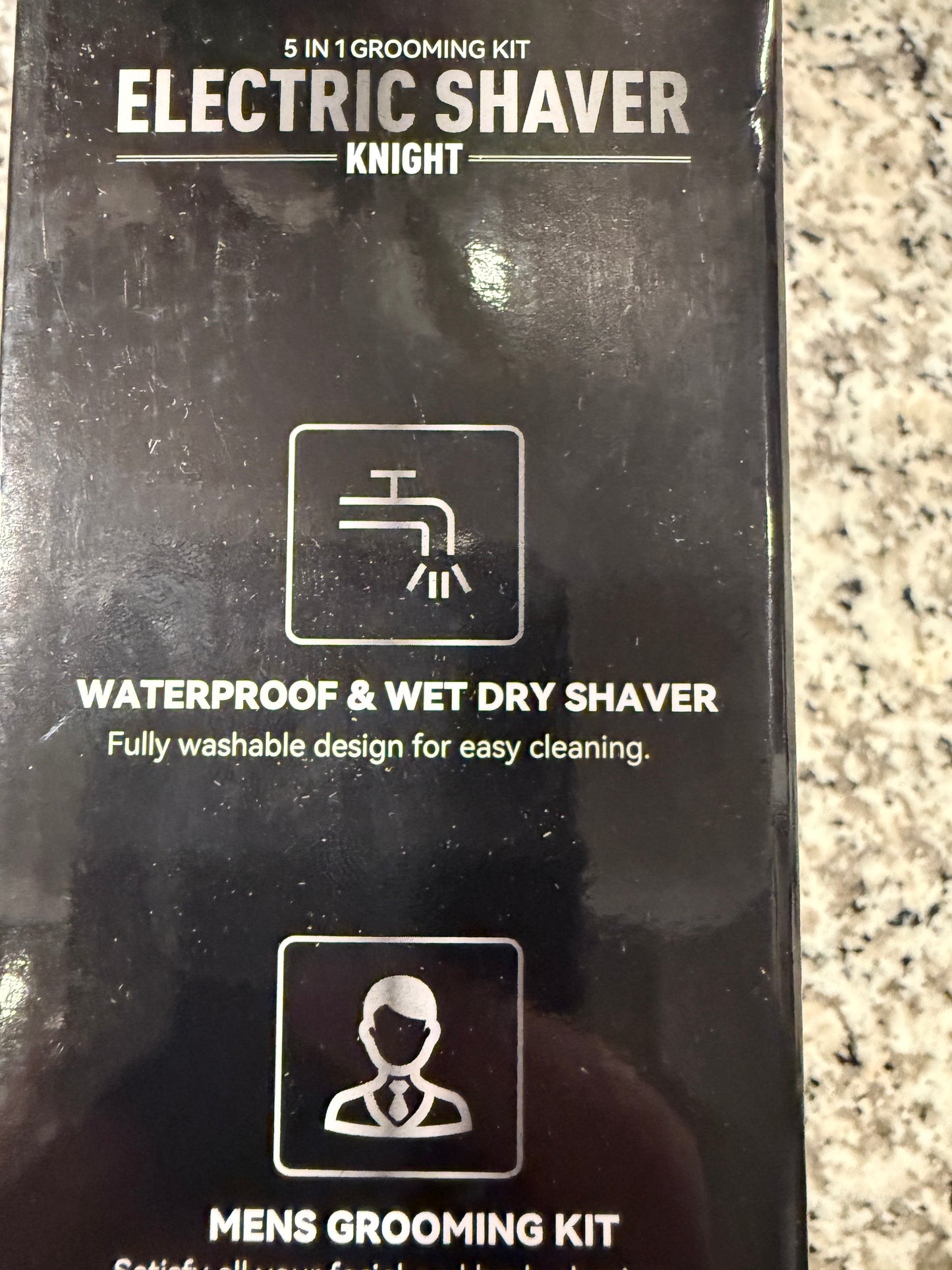 SEJOY Knight 5 In 1 Electric Shaver Grooming Kit Waterproof Wet Dry Trimmer