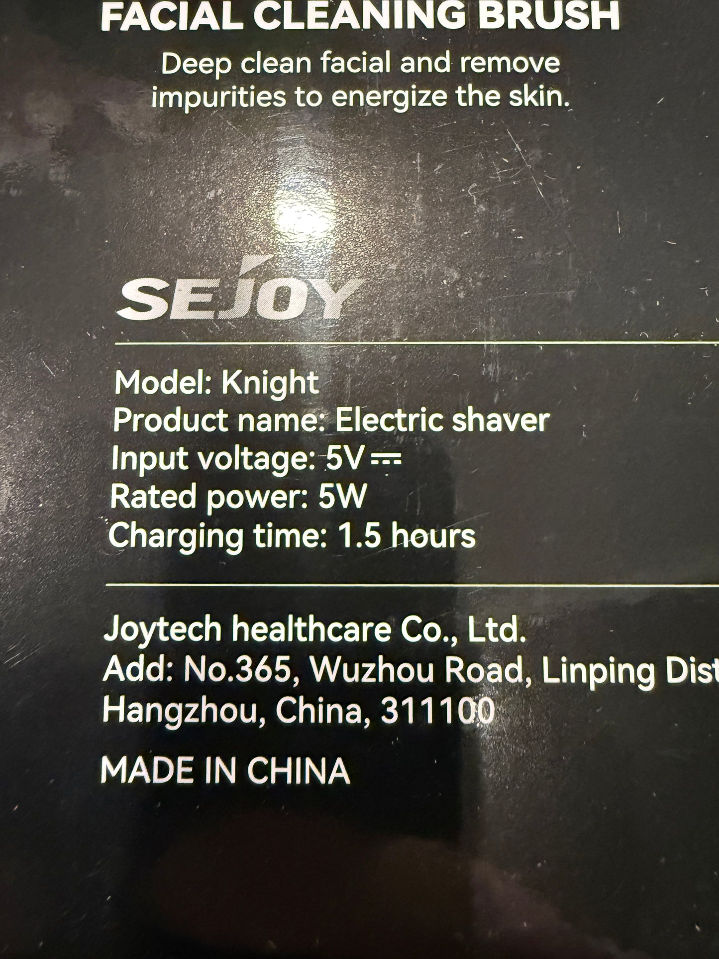 SEJOY Knight 5 In 1 Electric Shaver Grooming Kit Waterproof Wet Dry Trimmer