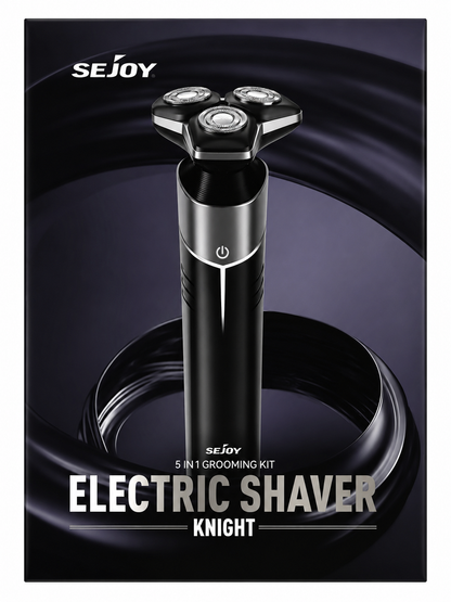 SEJOY Knight 5 In 1 Electric Shaver Grooming Kit Waterproof Wet Dry Trimmer