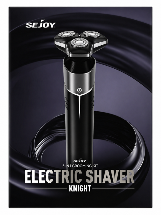SEJOY Knight 5 In 1 Electric Shaver Grooming Kit Waterproof Wet Dry Trimmer