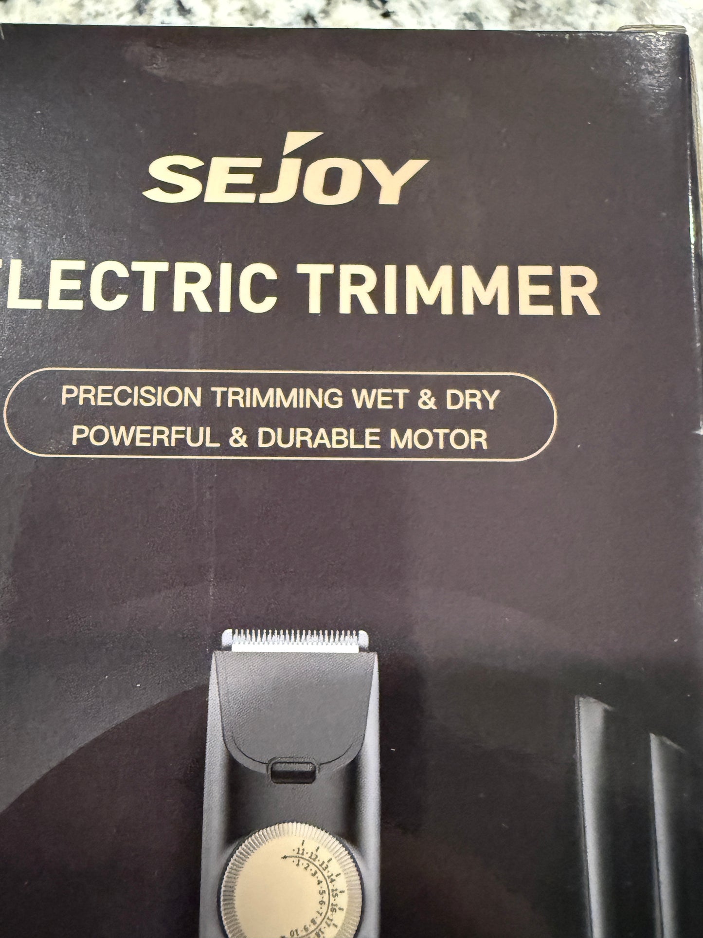 SEJOY Electric Trimmer IPX7 Waterproof Cordless Beard Hair Trimmer ET-001