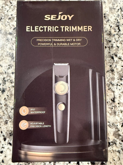 SEJOY Electric Trimmer IPX7 Waterproof Cordless Beard Hair Trimmer ET-001