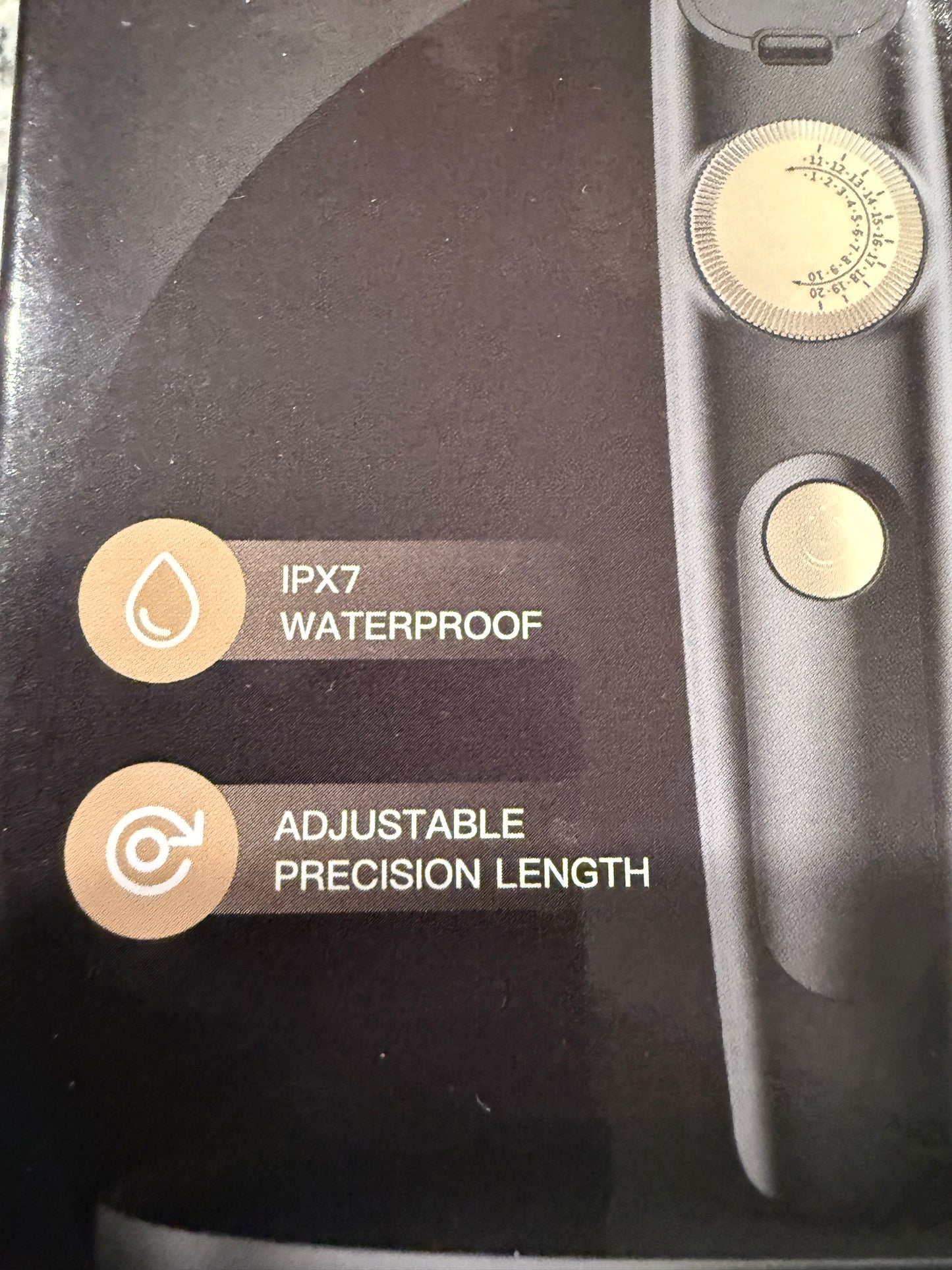 SEJOY Electric Trimmer IPX7 Waterproof Cordless Beard Hair Trimmer ET-001