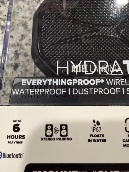 Black Altec Lansing HydraTrek Bluetooth Speaker IP67 Waterproof Everythingproof