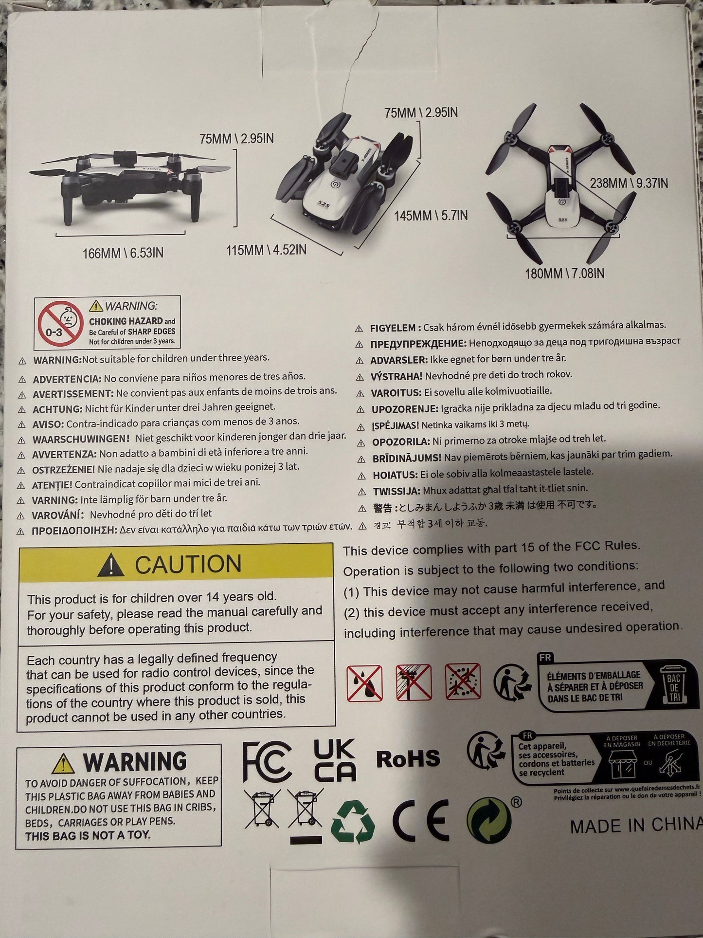 S2S Max Foldable HD Camera Drone Optical Flow RC Quadcopter Obstacle Avoidance