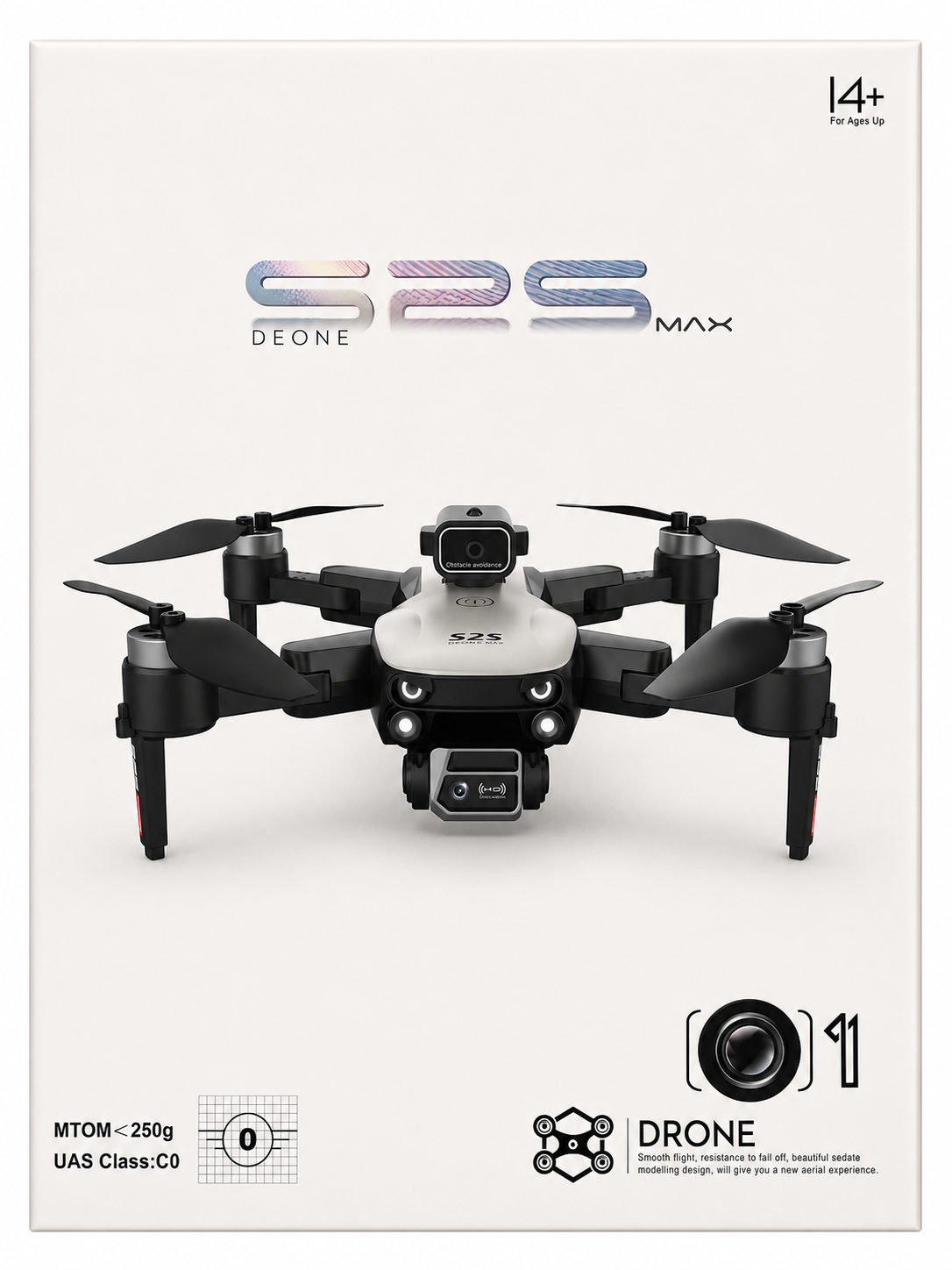 S2S Max Foldable HD Camera Drone Optical Flow RC Quadcopter Obstacle Avoidance