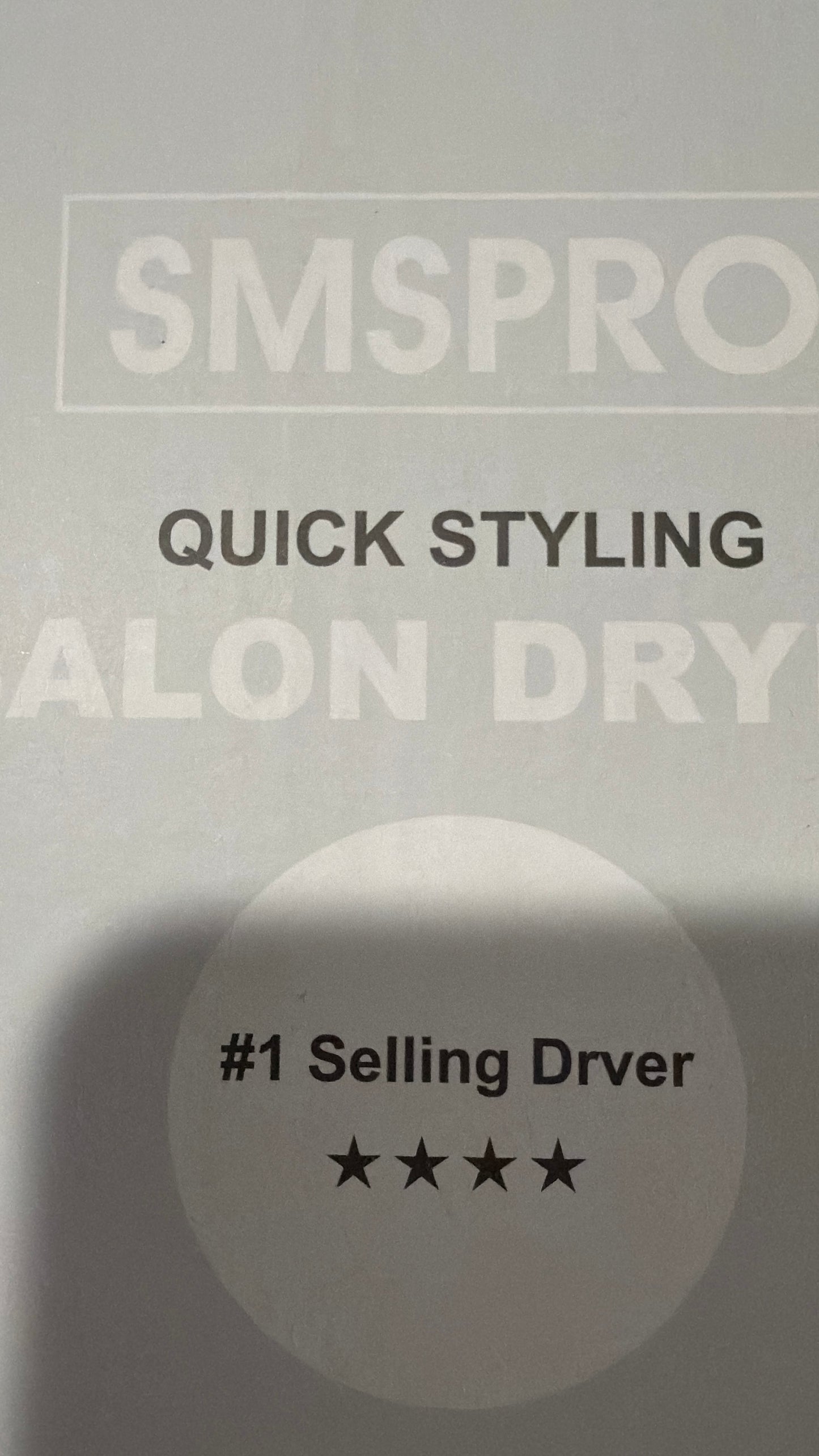 SMSPRO 3100N Professional Ionic Hair Dryer Compact Salon Blow Dryer 1500W