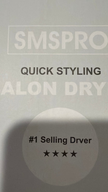 SMSPRO 3100N Professional Ionic Hair Dryer Compact Salon Blow Dryer 1500W