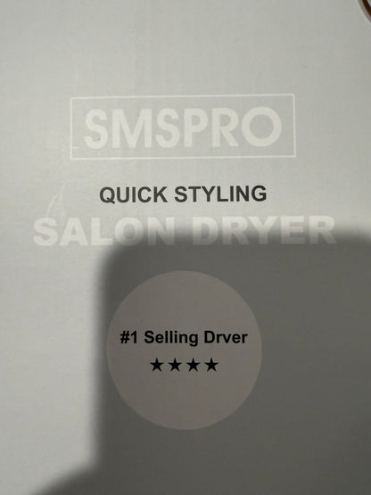 SMSPRO 3100N Professional Ionic Hair Dryer Compact Salon Blow Dryer 1500W