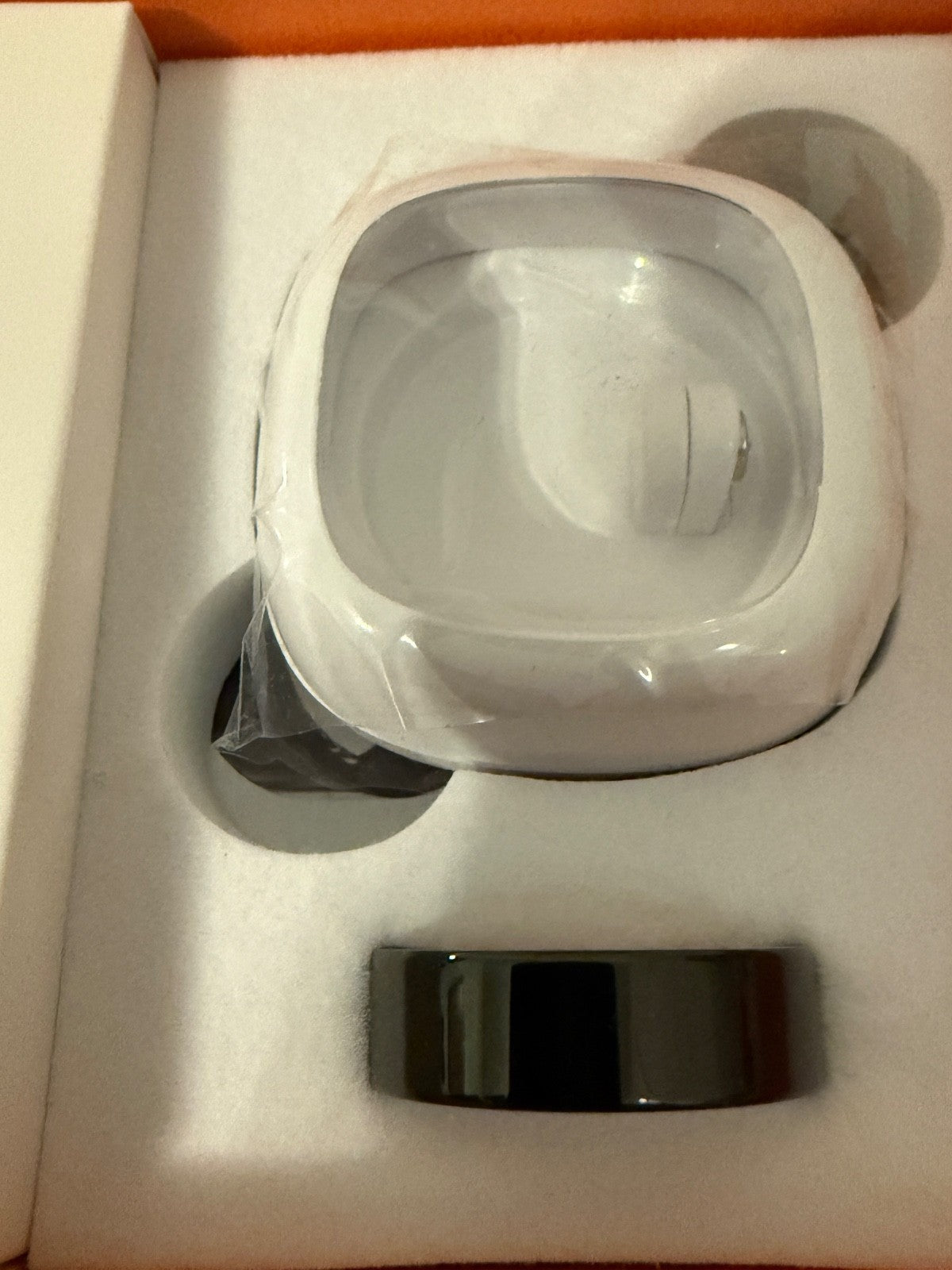 Black Smart Ring Health Fitness Tracker Size 11 Waterproof Sleep Monitor Ring