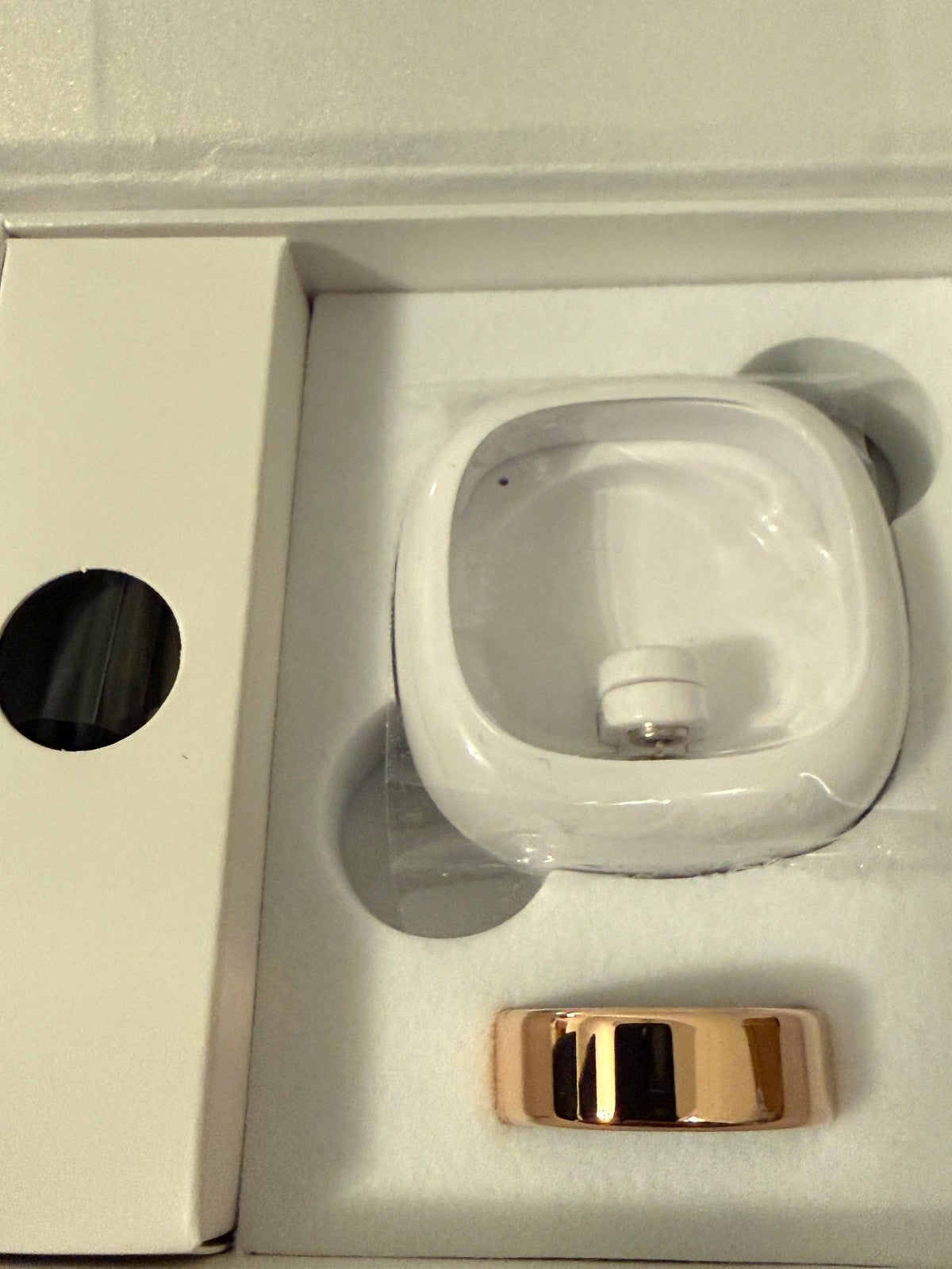 Smart Health Ring Rose Gold Size 7 Fitness Sleep Activity Tracker New
