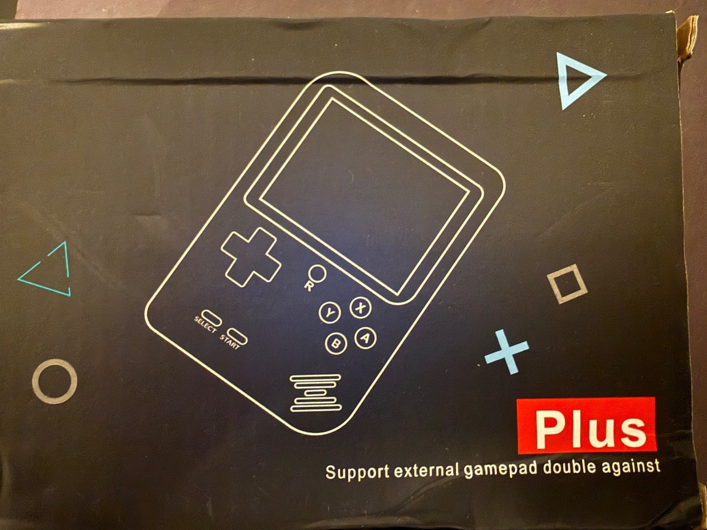Handheld Retro Game Console Plus Blue Portable Video Game System TV Output