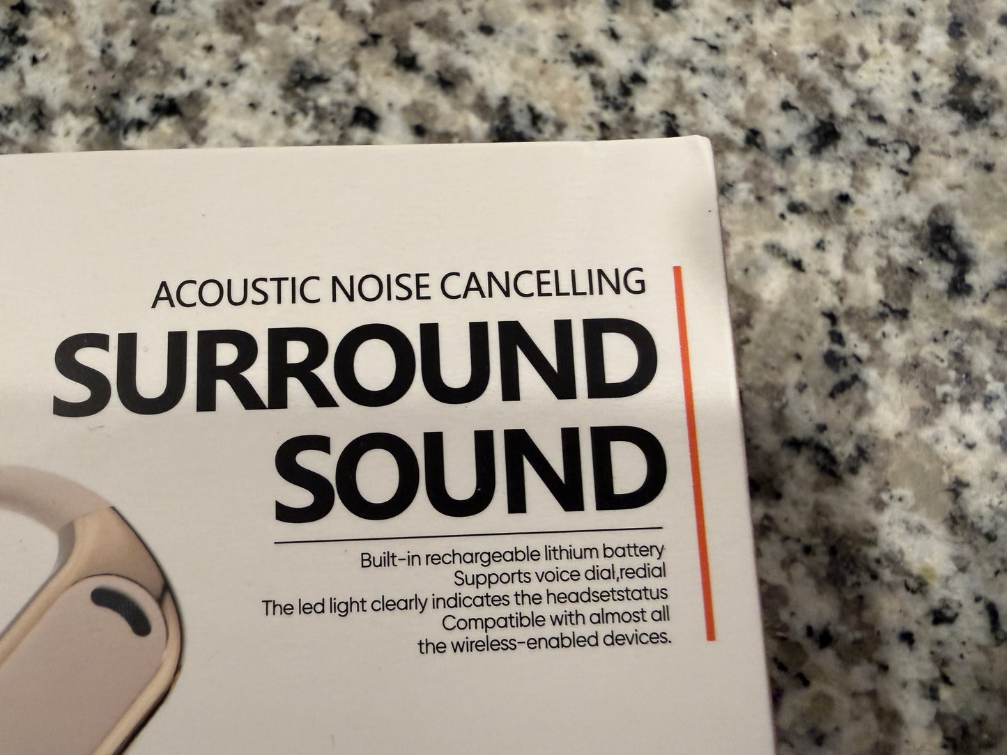 M76 Wireless Bluetooth Earbuds Noise Cancelling Surround Sound Headset Rose Gold