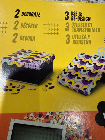 LEGO DOTS Big Box Arts & Crafts Set 41960 DIY Storage Box 479 Pieces Ages 7+