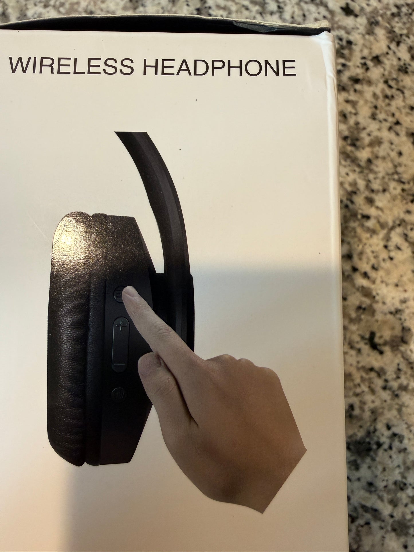 Pollini TP19 Wireless Bluetooth Over Ear Headphones Black EQ Modes