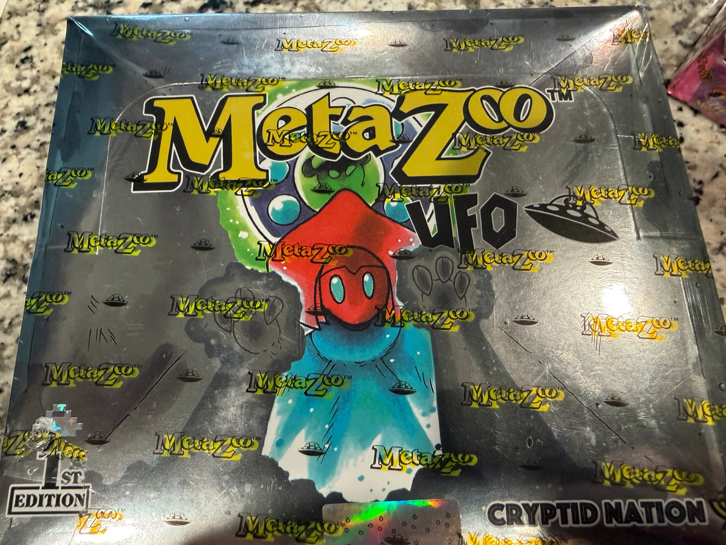 MetaZoo UFO 1st Edition Booster Box Sealed Cryptid Nation TCG 2022