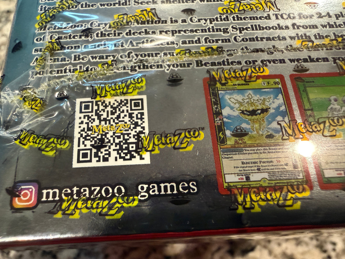 MetaZoo UFO 1st Edition Booster Box Sealed Cryptid Nation TCG 2022