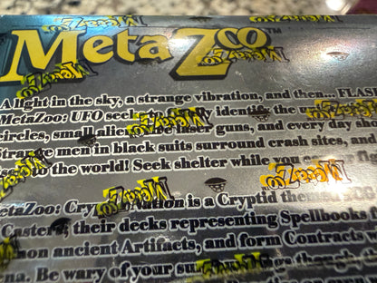 MetaZoo UFO 1st Edition Booster Box Sealed Cryptid Nation TCG 2022