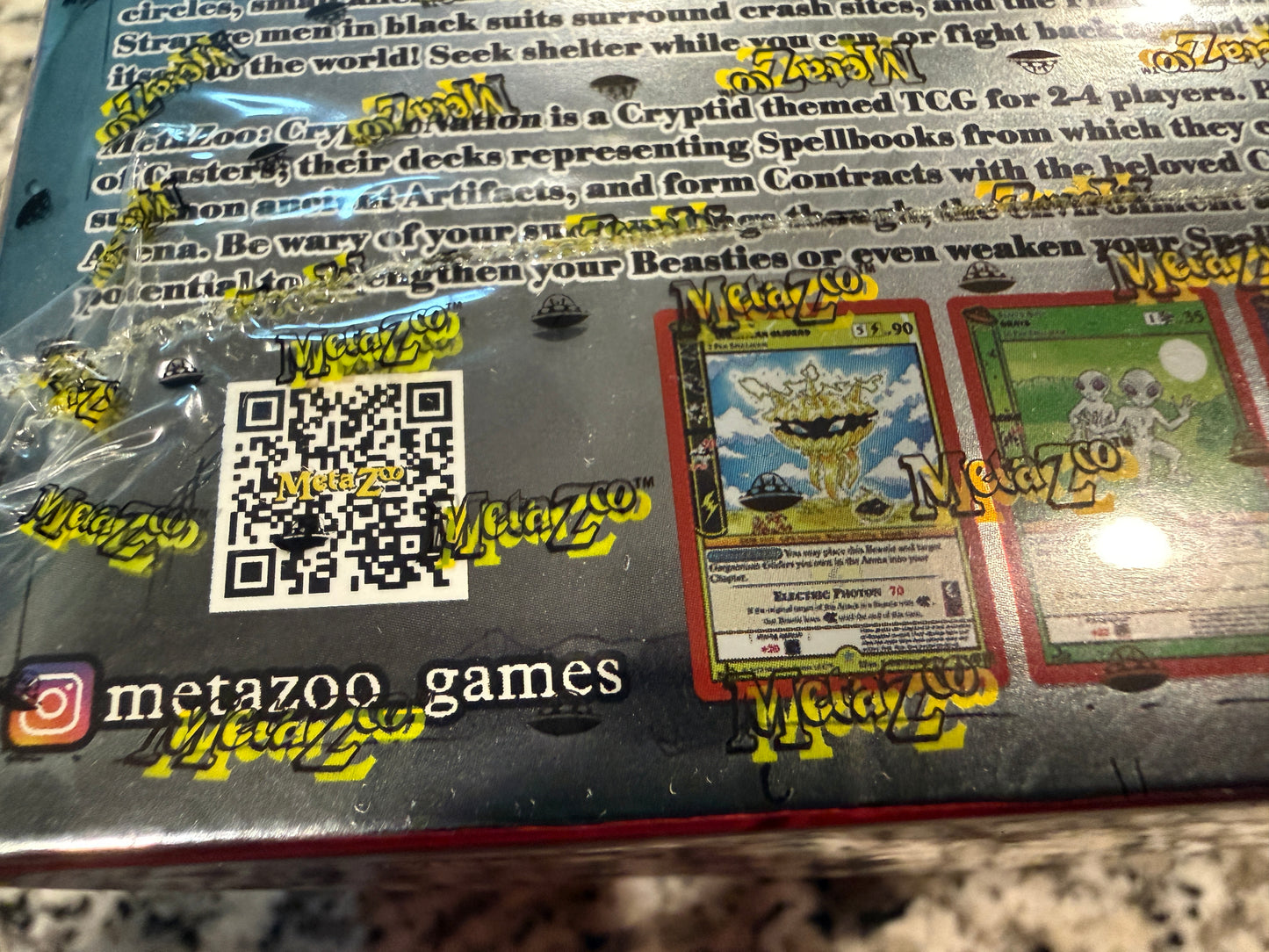 MetaZoo UFO 1st Edition Booster Box Sealed Cryptid Nation TCG 2022