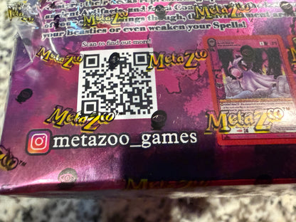 MetaZoo Séance 1st Edition Booster Box Sealed Cryptid Nation TCG 2022