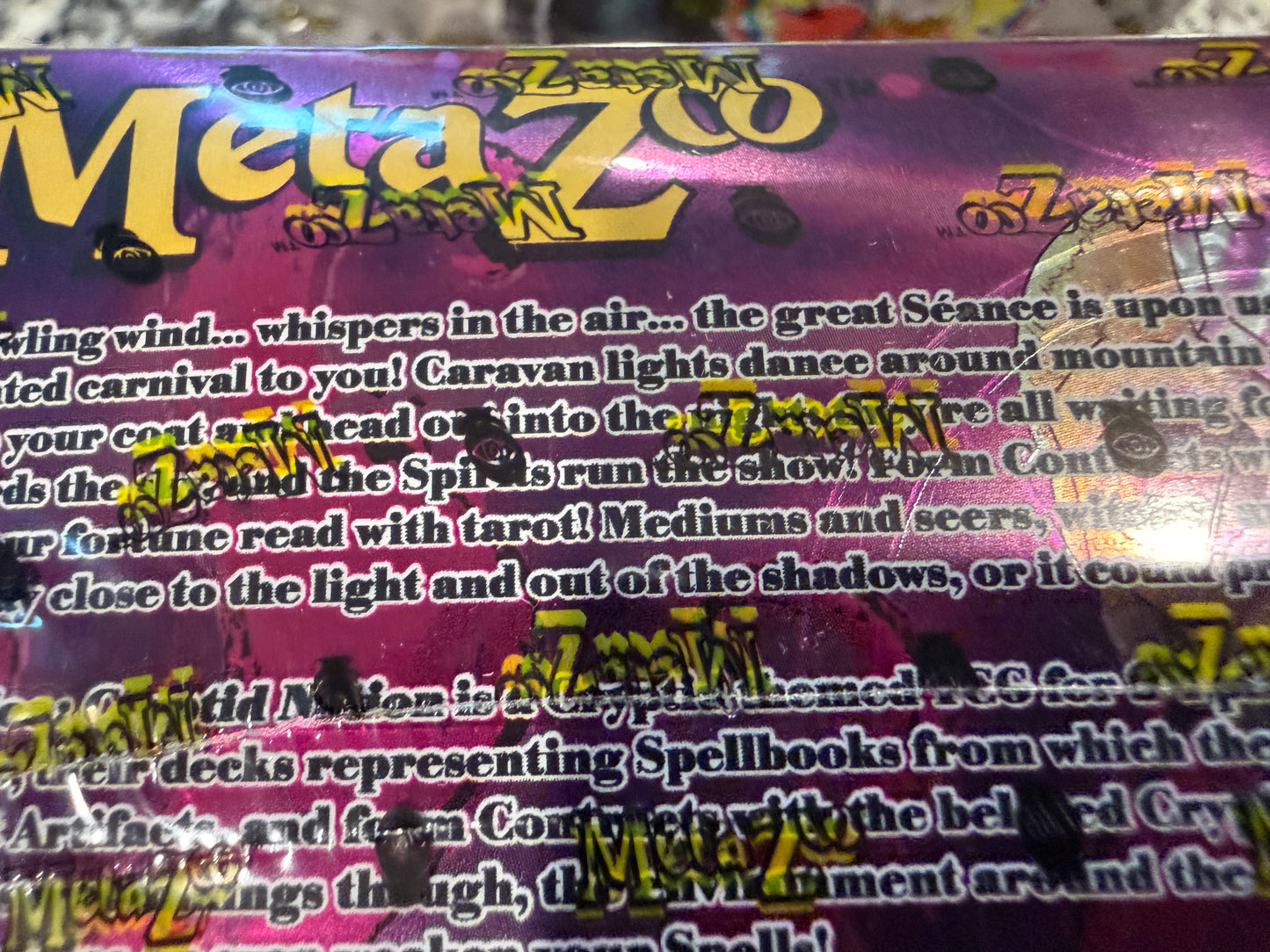 MetaZoo Séance 1st Edition Booster Box Sealed Cryptid Nation TCG 2022