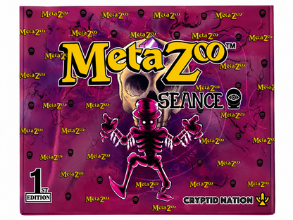 MetaZoo Séance 1st Edition Booster Box Sealed Cryptid Nation TCG 2022
