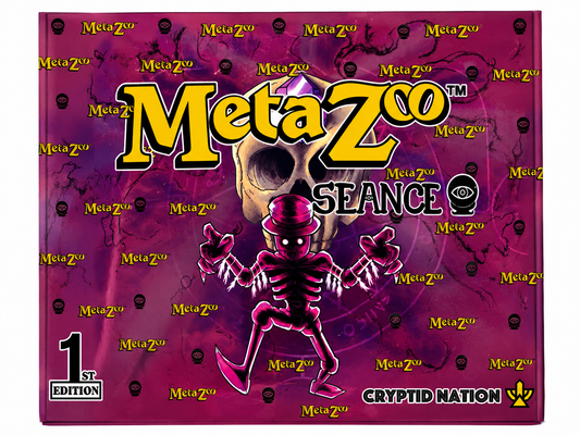 MetaZoo Séance 1st Edition Booster Box Sealed Cryptid Nation TCG 2022