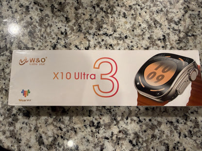 W&O Little Star X10 Ultra 3 Smart Watch NFC Voice Assistant WearFit