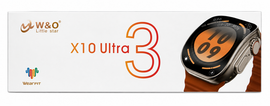 W&O Little Star X10 Ultra 3 Smart Watch NFC Voice Assistant WearFit