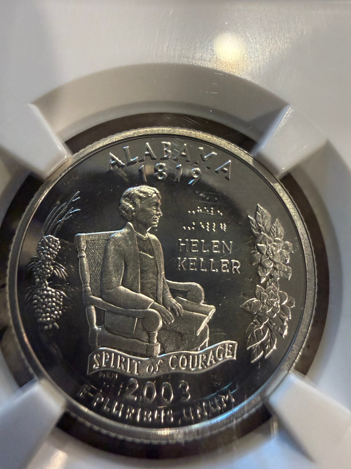 2003-S Silver Alabama State Quarter NGC PF69 Ultra Cameo Proof 90% Silver 25C