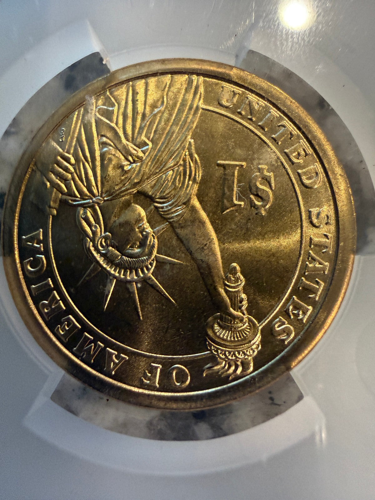 2007-D James Madison Presidential Dollar ICG SP67 Satin Finish Certified $1 Coin