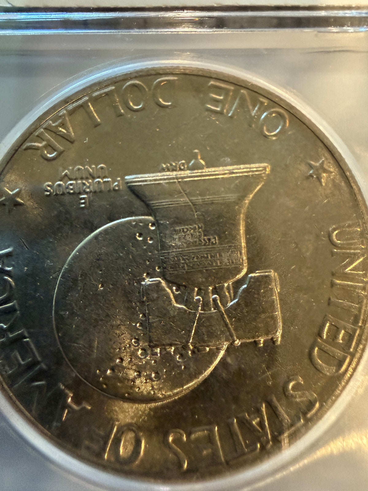 1976 Type 2 Eisenhower Dollar ICG MS66 Original Bank Bag Bicentennial Moon