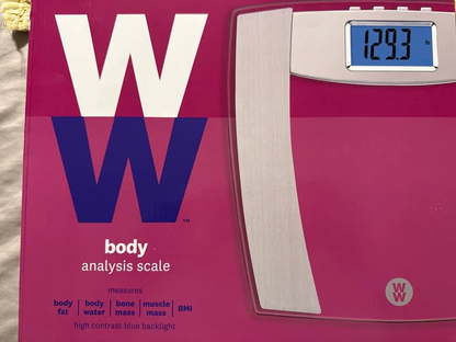 Conair Body Analysis Scale Digital Bathroom Scale BMI Body Fat Water Muscle