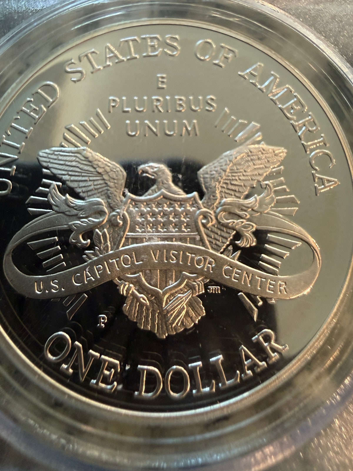 2001-P U.S. Capitol Visitor Center Commemorative Silver Dollar PCGS PR69DCAM Pro