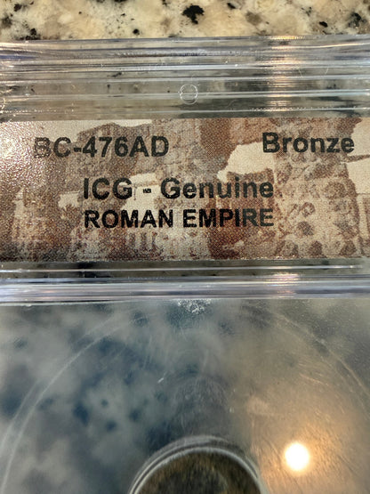Ancient Roman Empire Bronze Coin 27 BC-476 AD ICG Genuine Certified Ancient