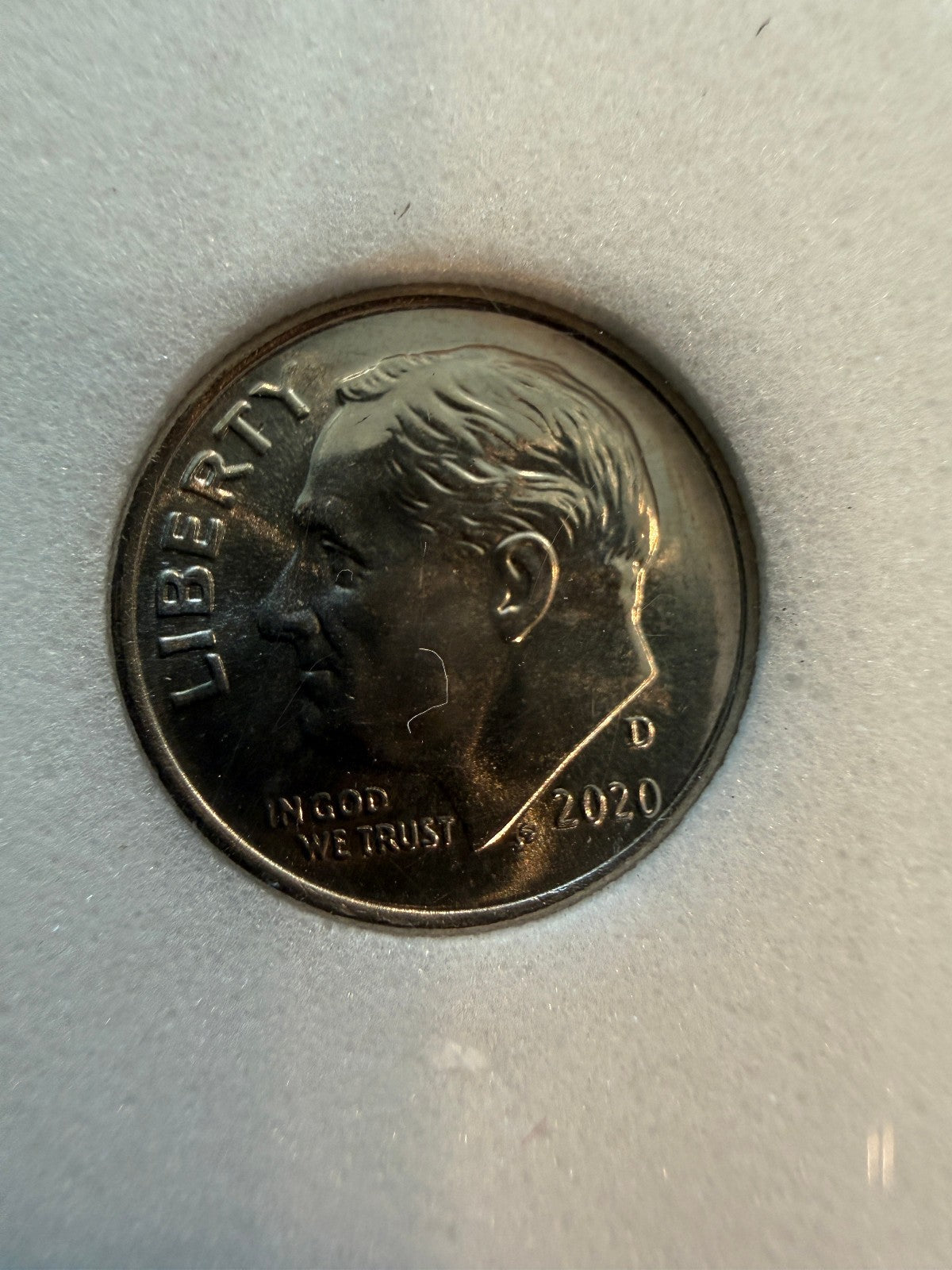 2020-D Roosevelt Dime Brilliant Uncirculated INB Certified One Dime US Coin
