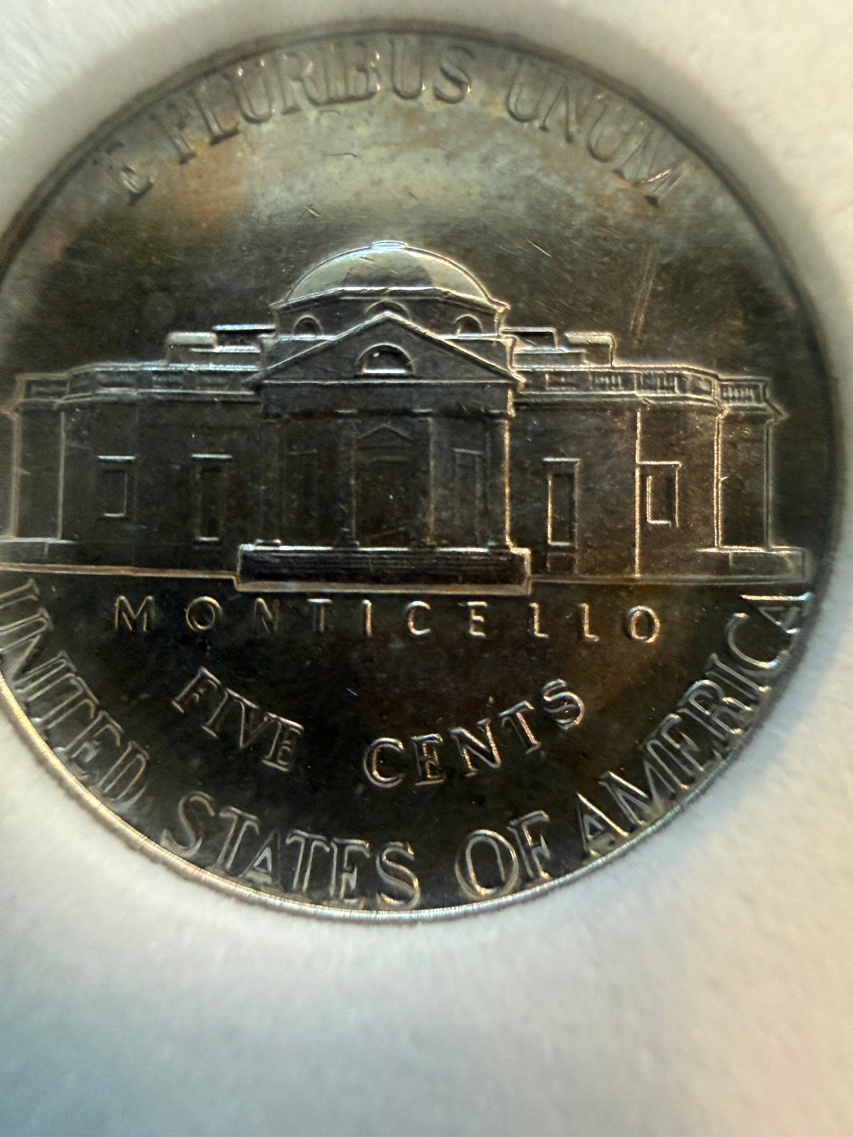 1975 Jefferson Nickel 5C Brilliant Uncirculated INB Certified Monticello Coin