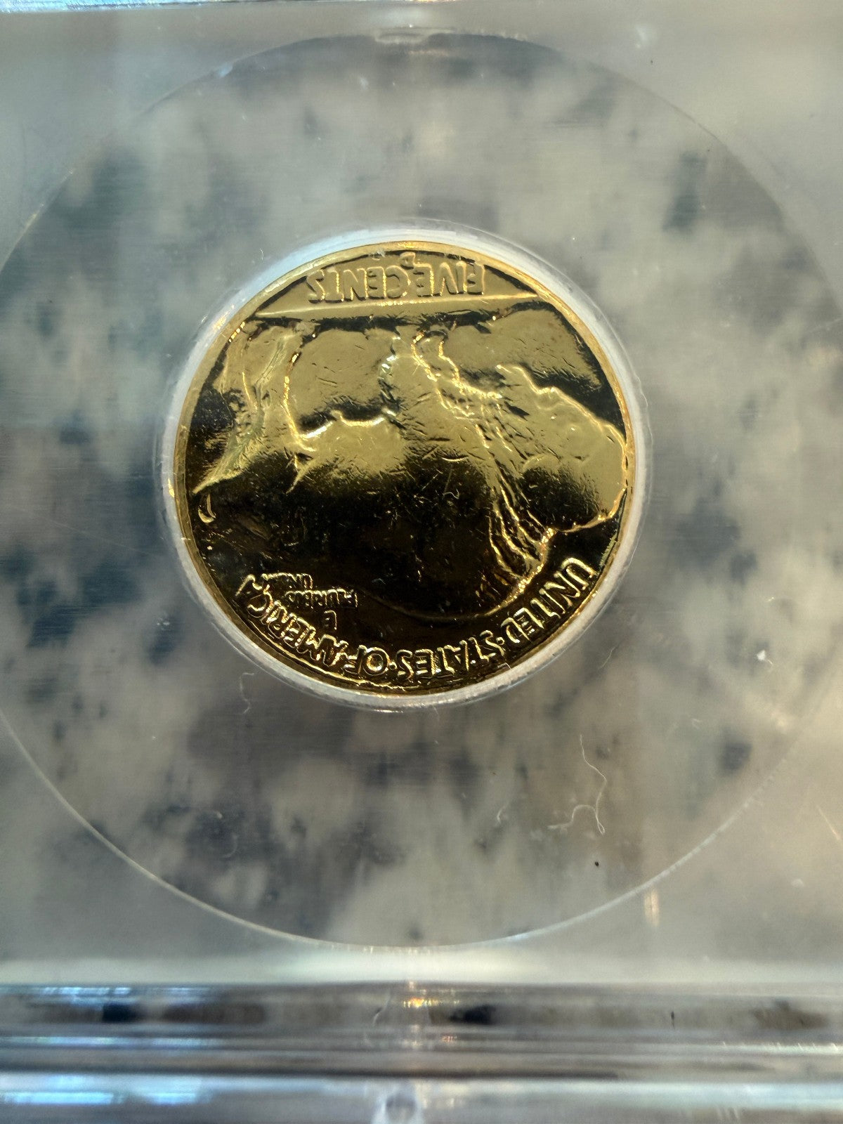 Genuine Gold Plated Buffalo Nickel ICG Certified Limited Edition 1 of 1000